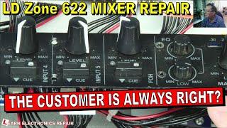 LD Zone 622 2-Zone Rack Mixer Repair The customer says it is faulty but does that mean he is right?