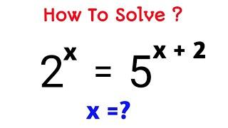 A Challengeable Exponential Equation (@Alamaths ) | Math Problem.