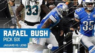 Rafael Bush's Unbelievable Pick Six! | Jaguars vs. Lions | NFL