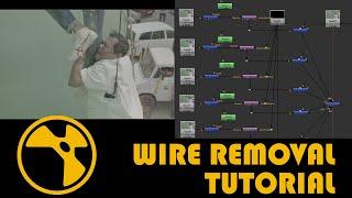 NUKE  :  wire removal  tutorial  ||  how to remove wire in nuke