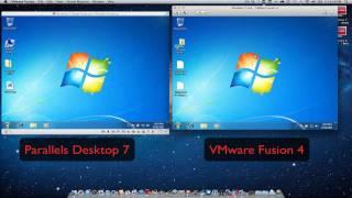 Parallels Desktop 7 vs Fusion 4  - Full Screen Apps