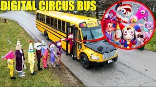 I CAUGHT POMNI ON THE DIGITAL CIRCUS SCHOOL BUS IN REAL LIFE! (DIGITAL CIRCUS FULL MOVIE)