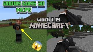 Addon guns 3D Minecraft 1.19+ terbaru |Morningstar war pack V3.1