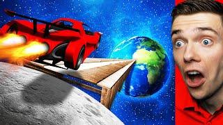 Jumping MOON RAMP With WORLD'S FASTEST CAR (GTA 5)