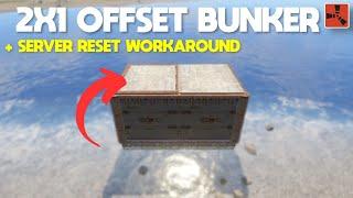RUST - 2X1 OFFSET BUNKER and FIXES - 2024 New Rust Base Design
