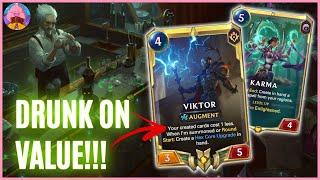 THIS DECK NEVER RUNS OUT OF VALUE!! Viktor Karma + BACK ALLEY BAR Gameplay and Deck Tech