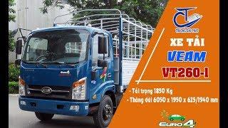 xe tải Veam vt260-1 tải trọng 1T9 thùng dài 6 mét