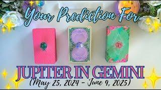 What Will JUPITER IN GEMINI Bring You? ‍️️ (May 2024 - June 2025)  Pick a Card Tarot Reading
