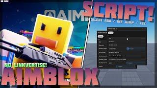 [New! ] AimBlox  No Linkvertise! Silent Aim / Inf Jump / FLY / Aim Bot!  PC & Mobile! (2024)