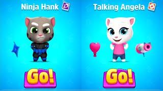 Talking Tom Farts Android Gameplay - Angela & Astro Tom & Officer Hank & Ninja Ginger