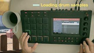 Making a beat no talking on the Akai Mpc Live Touch Live X