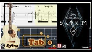 Guitar Tab - Secunda (The Elder Scrolls V: Skyrim) OST Fingerstyle Tutorial Sheet Lesson #Anp