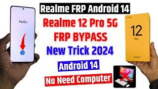 All Realme Gmail account  bypass 2024 | Realme 12 Pro 5g Frp bypass - New trick 2024 - No need Pc