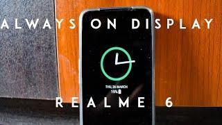 Get Always on Display on Realme 6/6i/7 