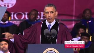 President Barack Obama Delivers Morehouse Commencement Address