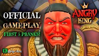 ANGRY KING Gameplay  Pranks 1 to 5  Keplerians NEW GAME