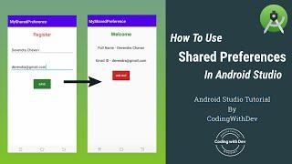 Android Sharedpreferences tutorial | how to use shared preferences android studio |sharedpreferences