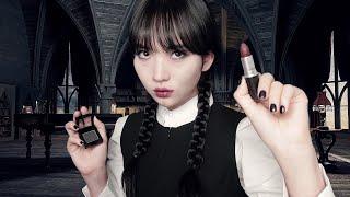 ASMR | Wednesday Addams Does Your Party Makeup RP