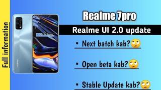 Realme 7pro realme UI 2.0 Update next batch? | Realme 7pro C.09 Update nhi mile? | Anu tech. 