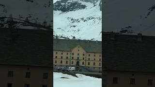 The Simplon Hospice on the Simplon Pass, a mountain pass connecting Switzerland and Italy.