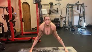 Mia Malkova Stretching... #mia #yoga