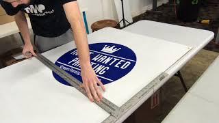 MAX- Metal Sign - How to cut MAX-Metal