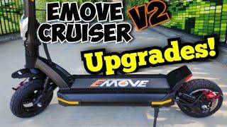 Let's UPGRADE the Emove Cruiser v2 Electric Scooter! Part 1: Suspension Upgrade