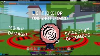 LIGHT JOKEI OP ONESHOT COMBO | Shindo Life Roblox