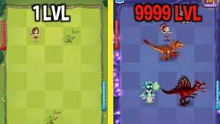 MAX LEVEL in Dinosaurs Merge Master Game