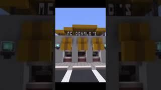 Realistic McDonald’s in MINECRAFT