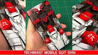 3M MECHA SKIN! Techbeast Mobile Suit - Astray Red Frame Body Concept