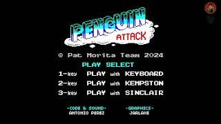 Penguin Attack (ZX Spectrum homebrew via Antstream Arcade on Xbox SeriesX)