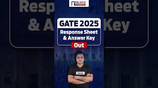 GATE 2025 Answer Key and Response Sheet #shorts #gate2025