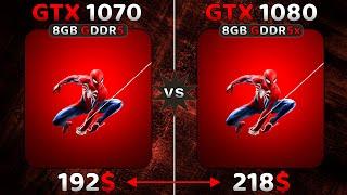 GTX 1070 vs GTX 1080 | Test In 2023 | 8 Games Tested