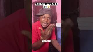 Director say make it real, and this happened #shortvideo #funnyvideo #shortsfeed #skitmaker