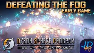 Defeating the Dark Fog Early Game 🪐 Dyson Sphere Rise of the Dark Fog  How To,  Tutorial