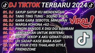 DJ SLOW BASS TERBARU 2024 | VIRAL TIKTOK FULL BASS  DJ SAYUP - SAYUP KU MENDENGAR | FULL ALBUM