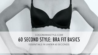 60 second style: How to check your bra fit