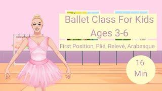 Ballet Class For Kids | Beginners Class For Children Ages 3-6