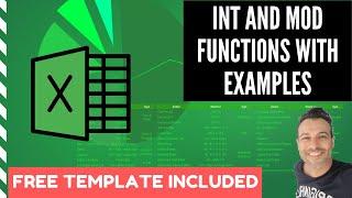 Excel INT and MOD Functions with Examples