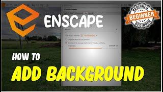 Enscape How To Add Background