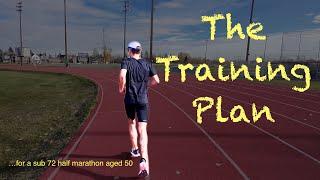 HERE IT IS!  Training plan for a sub 72 half marathon aged 50 // Let’s go! :)