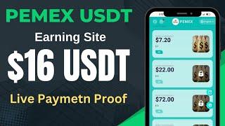 Earn $16 Usdt Live Withdraw Proof | New Usdt Earning website 2024 | Abid STV