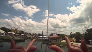 World's Tallest SkyCoaster at Fun Spot in Kissimmee, Florida USA