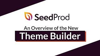 SeedProd Theme Builder Overview