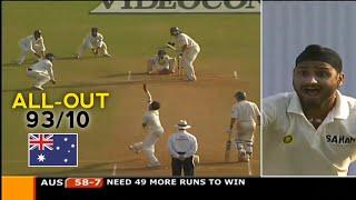 Australia 93 All-out  India vs Australia 2004 4th Test Match Highlights Full HD