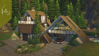 Modern A-Frame | The Sims 4 Speed Build