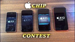 Apple A12 vs A11 vs A10 vs A9 Speed Test | Chip Contest (Ep.2)