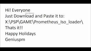 PSP Hack 6.20 TN-A (HEN) Prometheus ISO Loader M33 Driver Patch (Links in Description)