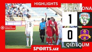 Sogdiyona - Qizilqum 1:0 Gol va xavfli vaziyatlar HIGHLIGHTS